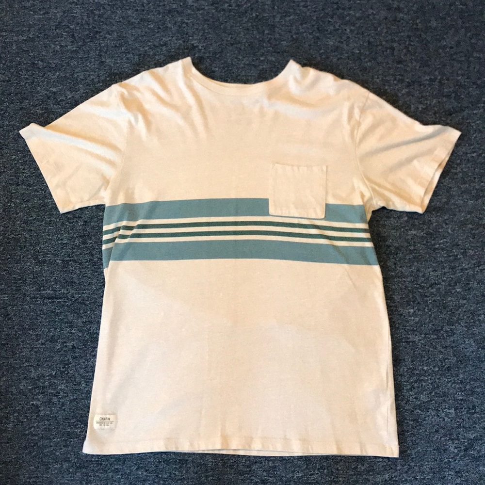 Men’s Katin striped pocket t-shirt size medium